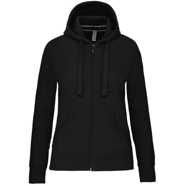 Ladies' full zip hooded sweatshirt Thumbnail