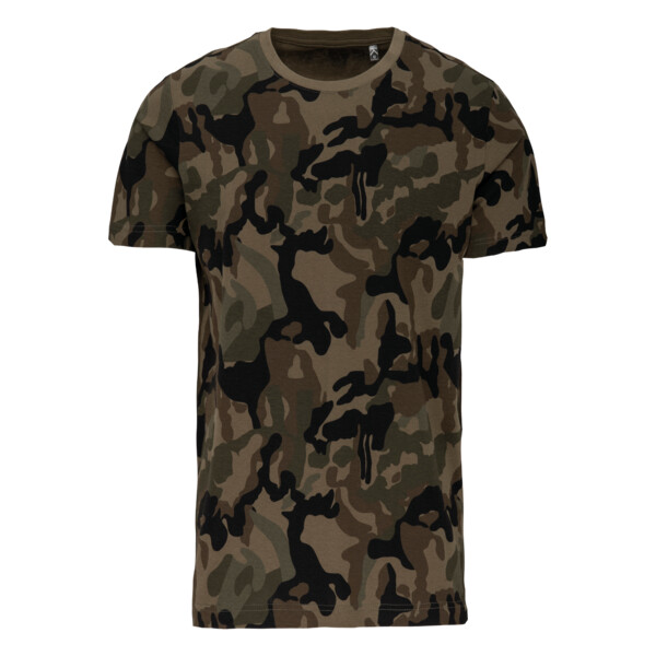 T-shirt camo korte mouwen Thumbnail